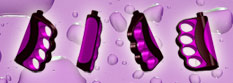 Brolly pink rain umbrella